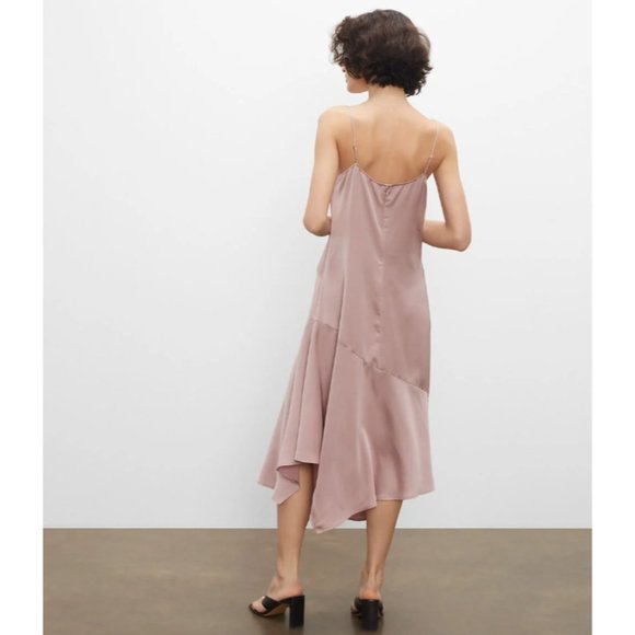 Club Monaco Asymmetrical Dress in Blush Pink - Picture 3 of 16